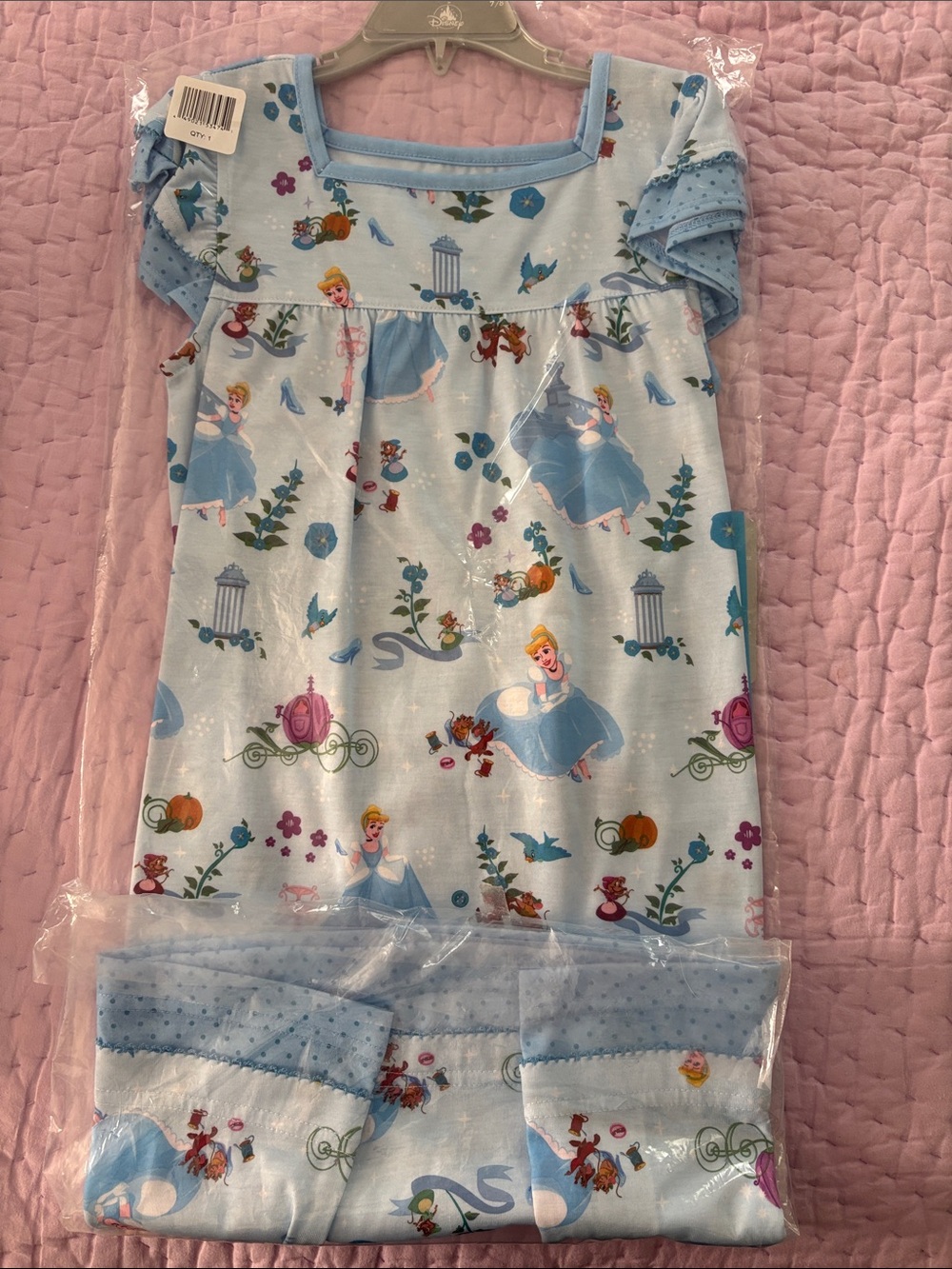 Disney Cinderella short sleeve nightgown